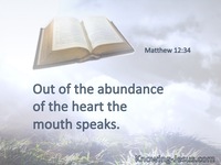 Matthew 12:34